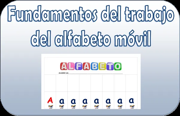 Fundamentos de trabajo del alfabeto móvil | Material Educativo