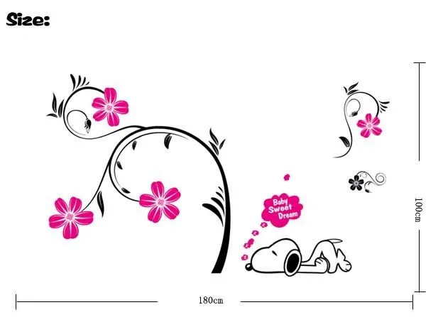 Snoopy con flores - Imagui