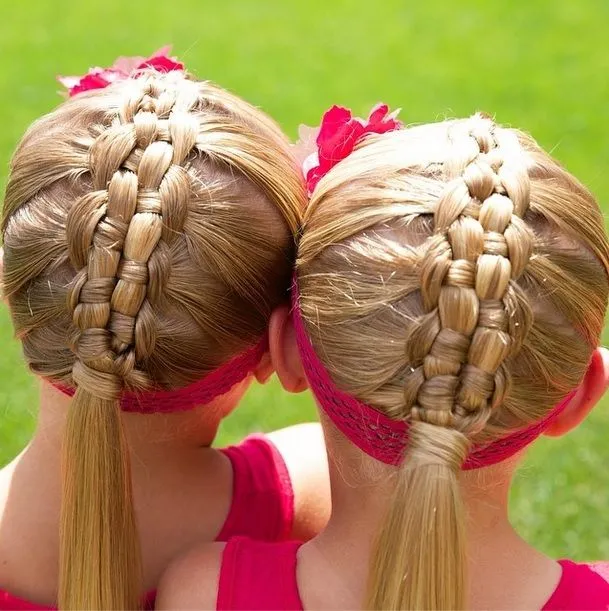 Furor en Instagram por originales peinados con trenzas para niñas ...