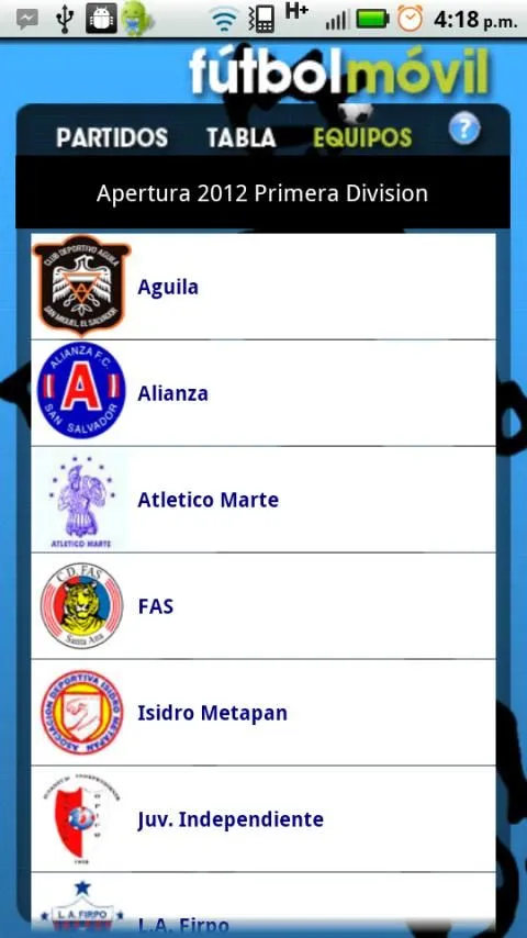 Futbol Movil Tigo El Salvador - Aplicaciones Android en Google Play