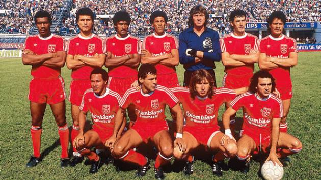 Fútbol Mundial Kits - Uruguay: América de Cali - 1987 (