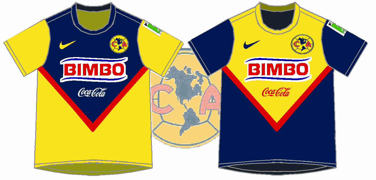 Fútbol Mundial Kits - Uruguay: Club América de México - 2009/2010 ...