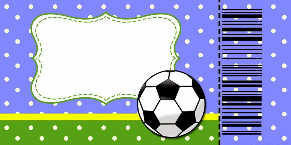 Fútbol: Tarjetas o Invitaciones para Imprimir Gratis. | Ideas y ...