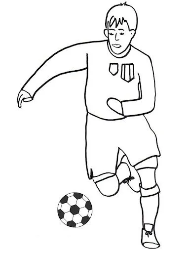 FUTBOLISTAS DIBUJOS PARA COLOREAR | Dibujos para colorear