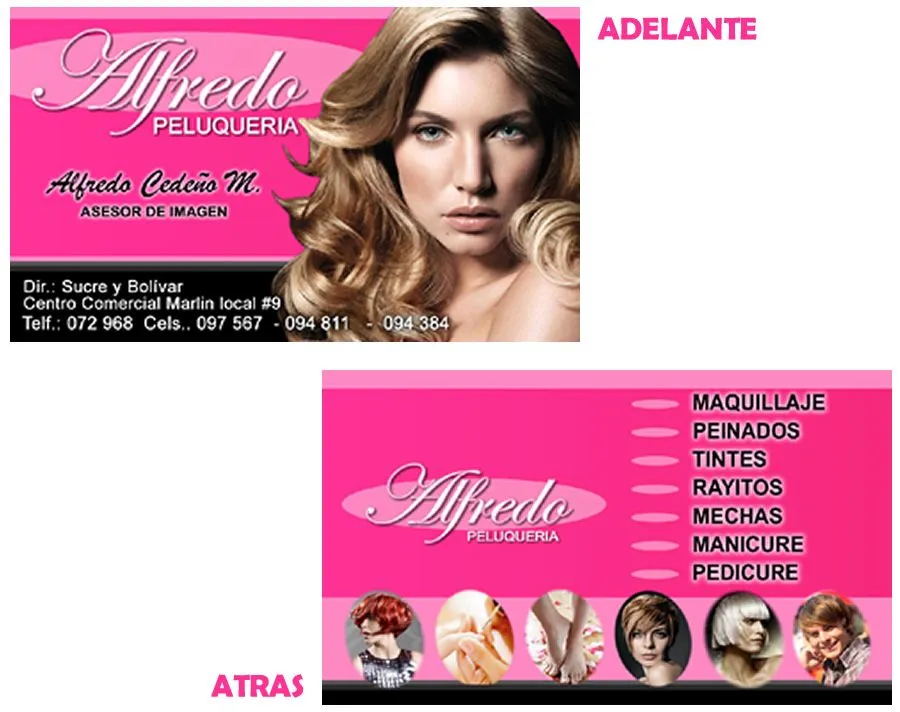 Gabinetes, Peluquerías, Centros de belleza | Kifito Tarjetas