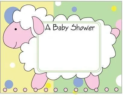 Gafetes para baby shower - Imagui