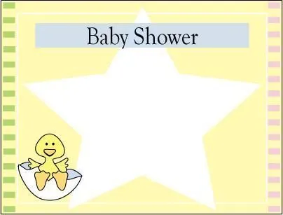 Gafetes de baby shower - Imagui