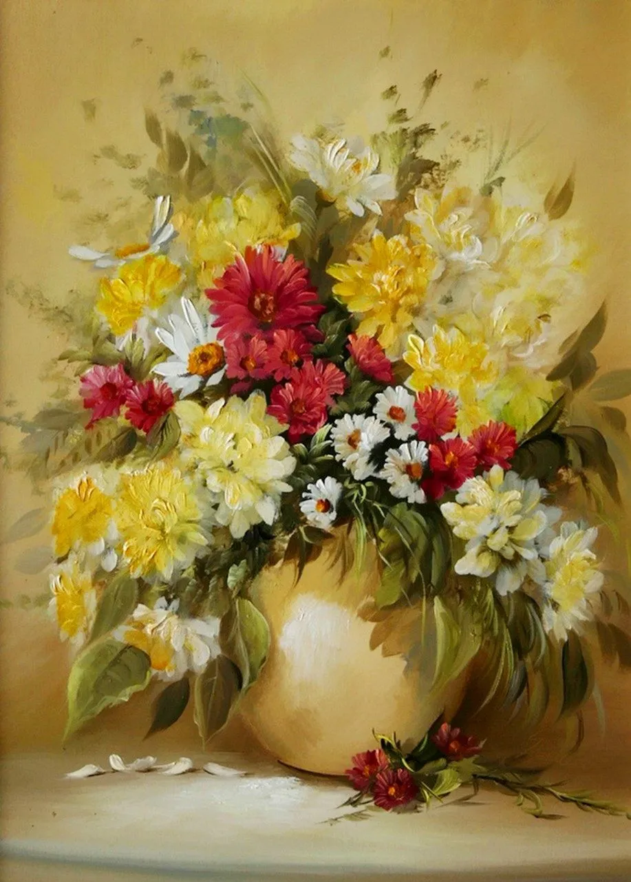 Galería de Cuadros de Flores al Óleo Parte 2 | Cuadros Modernos al ...