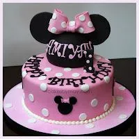 Galería de pasteles de Minnie Mouse.|Ideas para fiestas: Paps ...