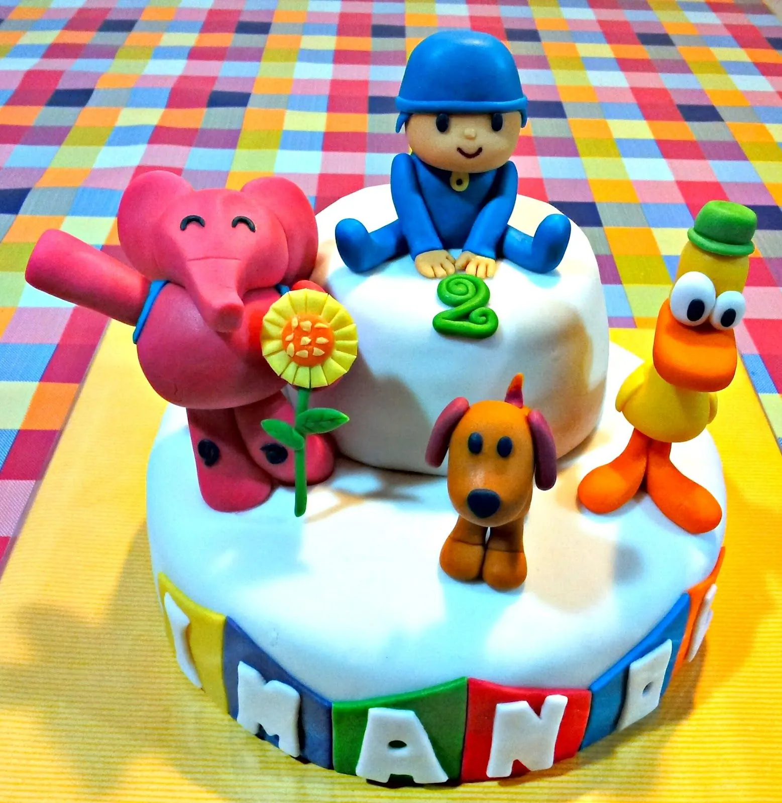 LA GALETERIA: TARTA DE POCOYO Y SUS AMIGOS