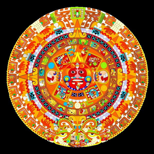 Calendario azteca png - Imagui
