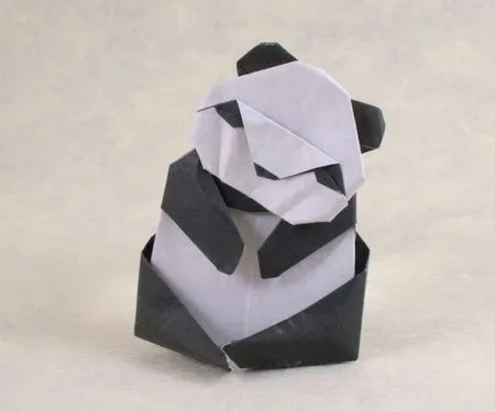 Gallery For > Origami Panda Instructions