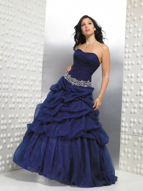 Gallery For > Vestidos De 15 Años Azul Rey