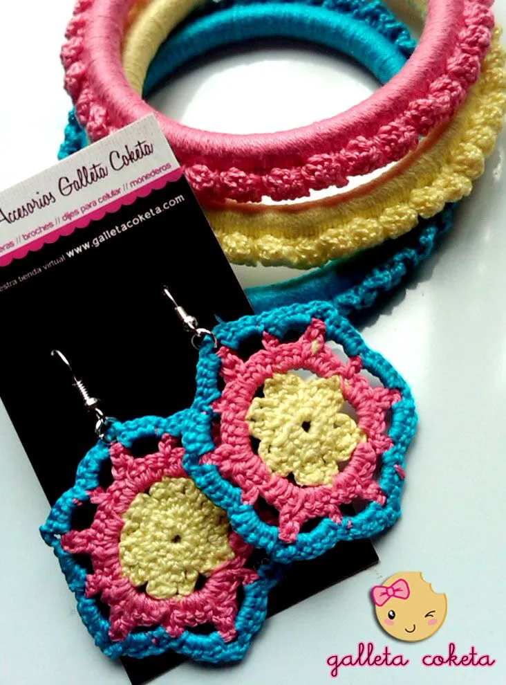 galleta coketa: Mayo de Piezas Coloridas en Crochet by Galletacoketa