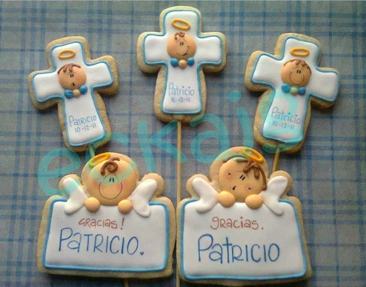 galletas de angelitos para bautizo | Galletas Decoradas ...