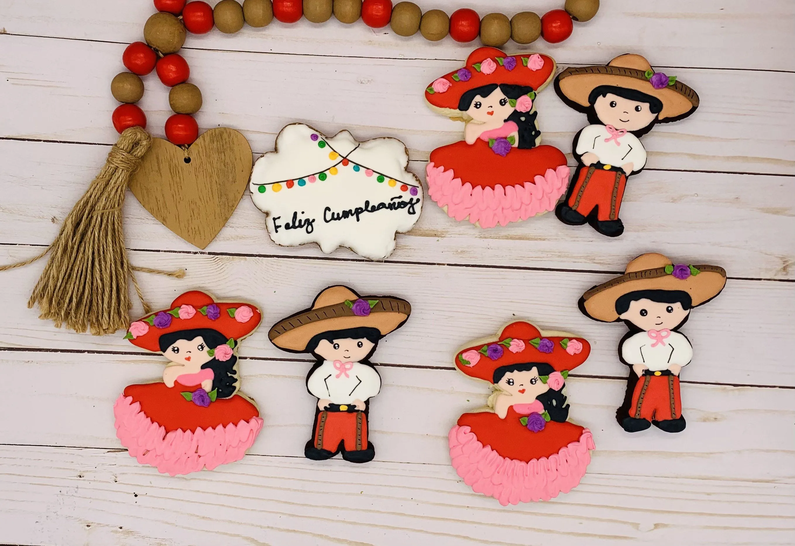 Galletas de azúcar Charro/Charra Mariachi - Etsy México