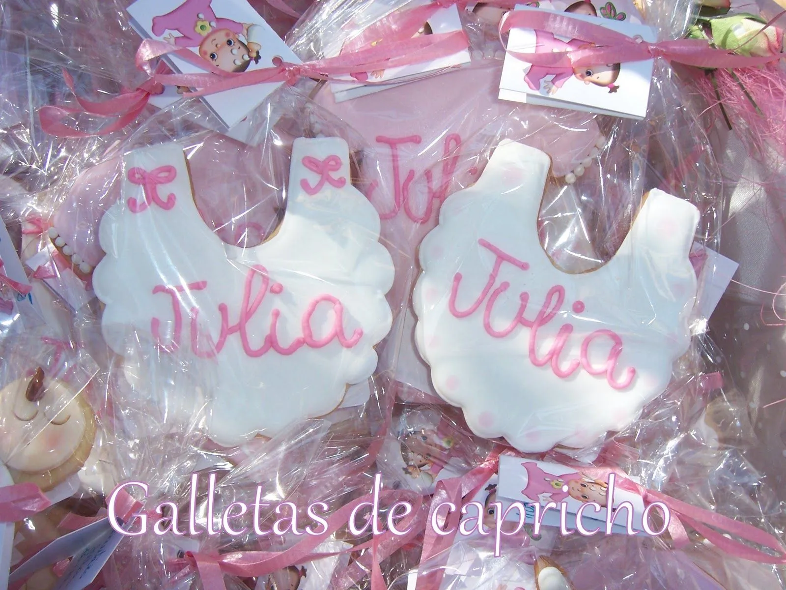 Galletas de capricho: Galletas bautizo de Julia