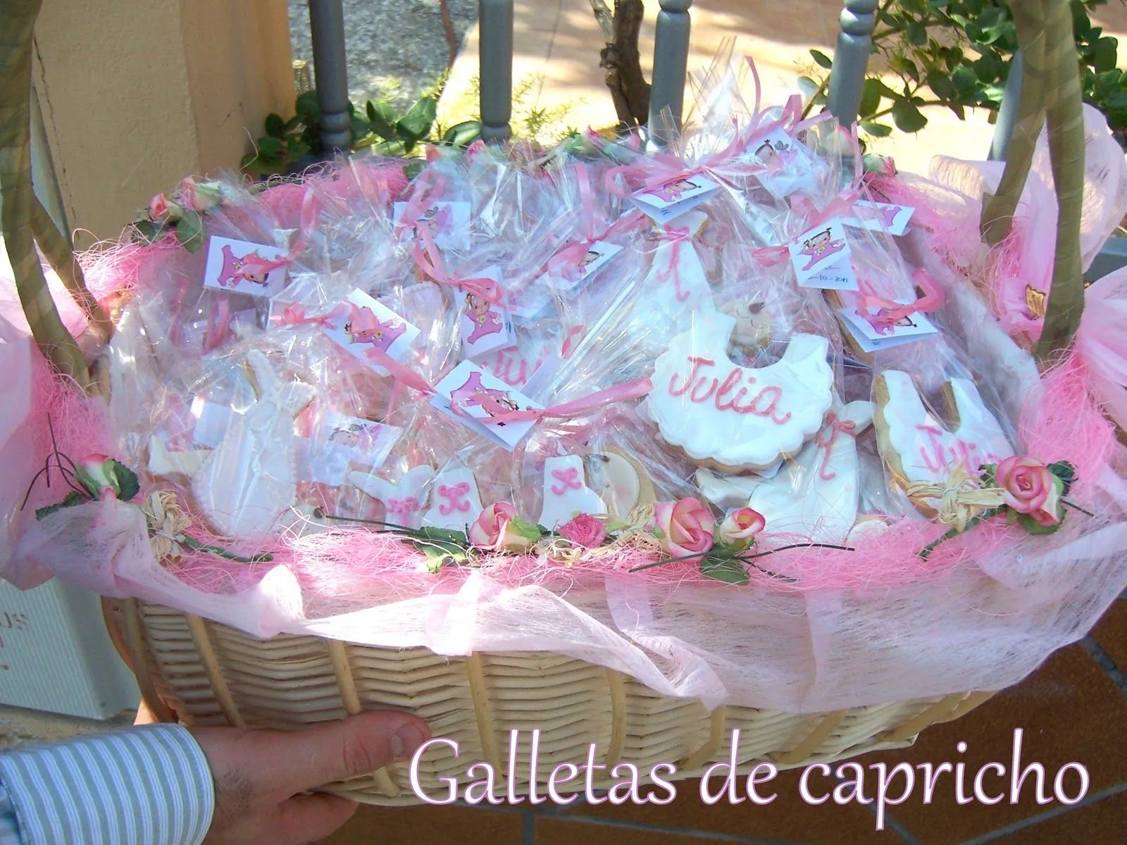 Galletas de capricho: Galletas bautizo de Julia