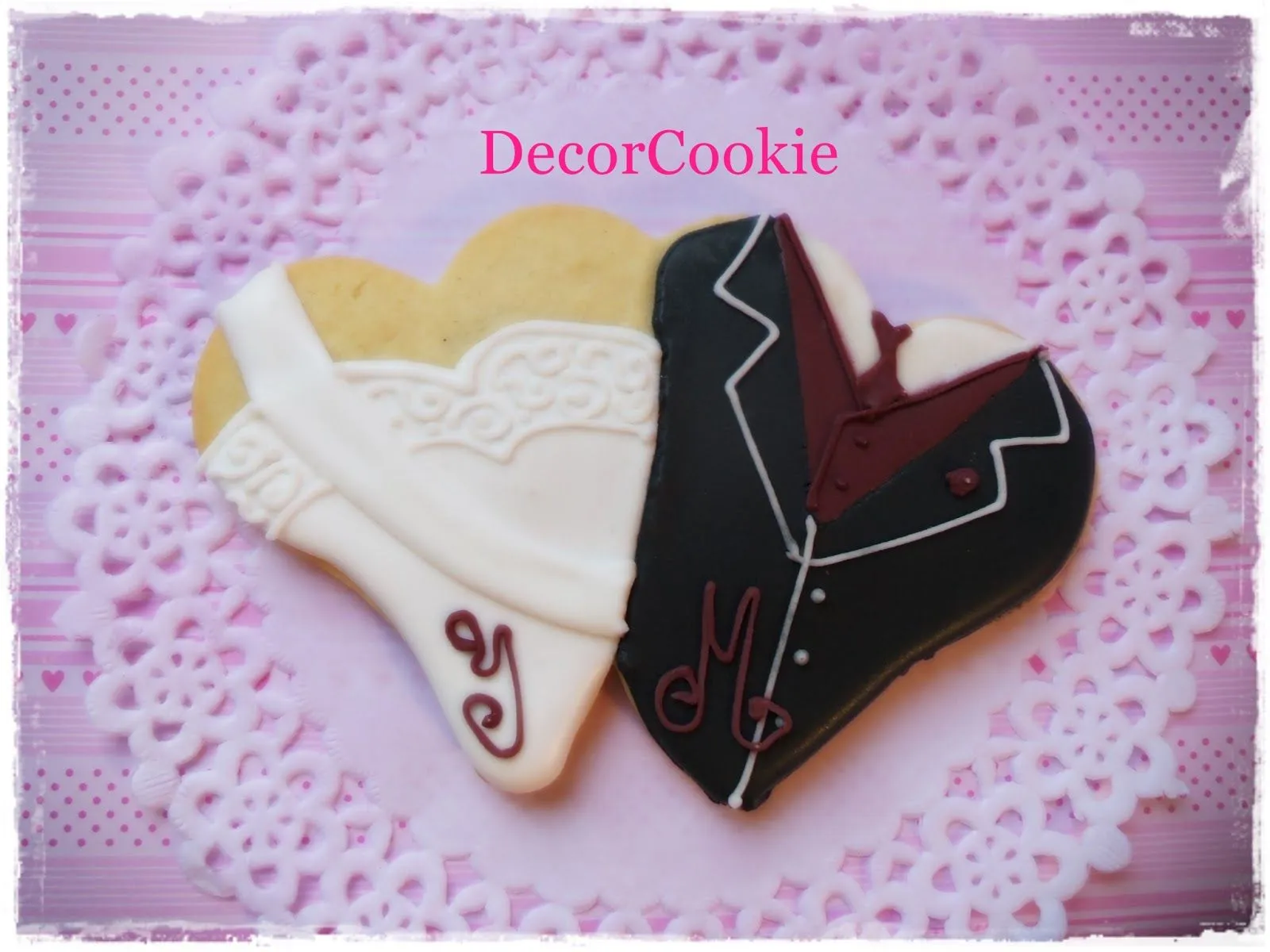 Galletas decoradas DecorCookie: Boda