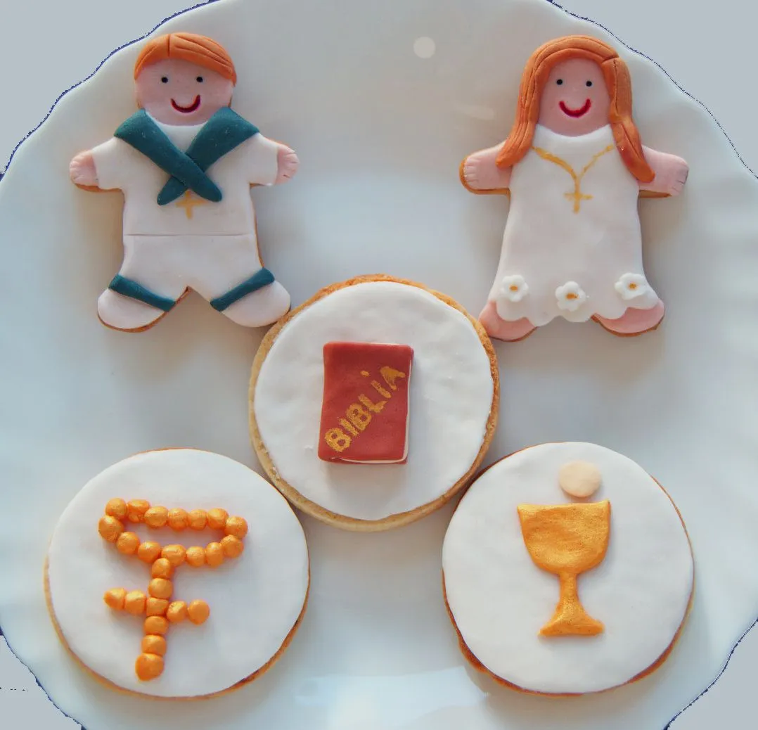 galletas fondant comunion | Dulces artesanales Sevilla, tartas ...