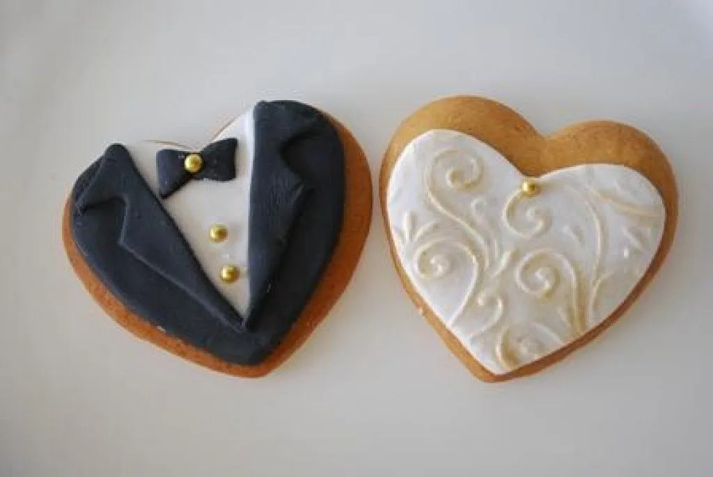 galletas con fondant | Preparar tu boda es facilisimo.