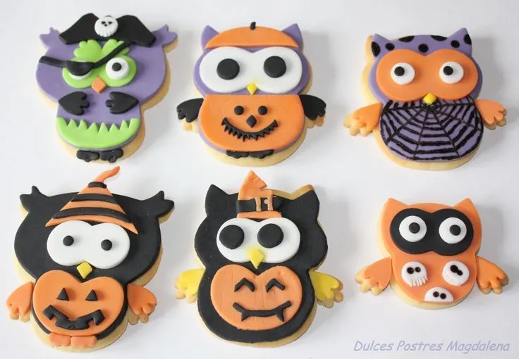 Galletas de manzana decoradas para Hallowen | Reposterería ...
