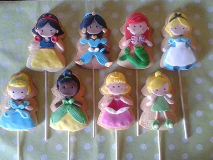 Galletas princesas Disney | princess cookies | Pinterest