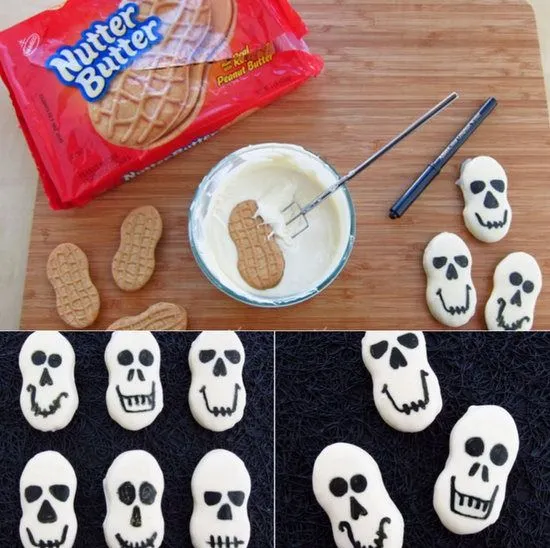 Galletitas de calaveras para Halloween | Manualidades Infantiles