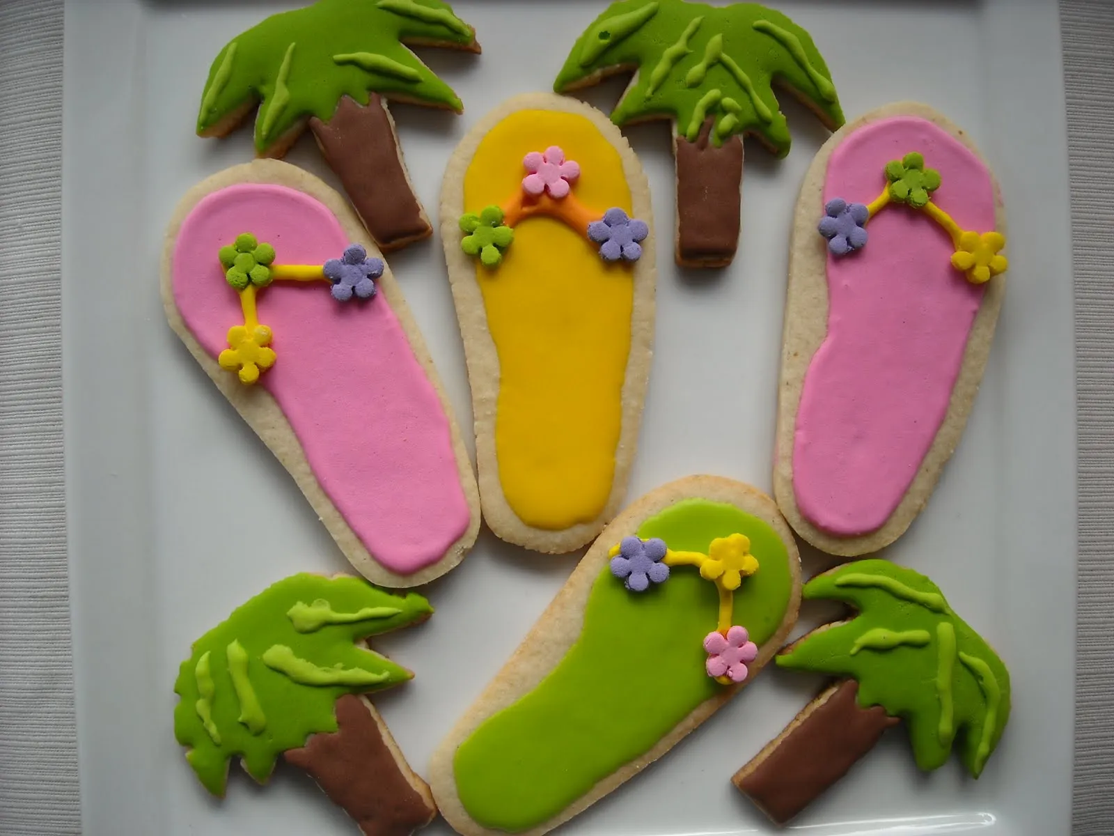 Galletitas decoradas "Kirkinitas": HAWAIANAS!