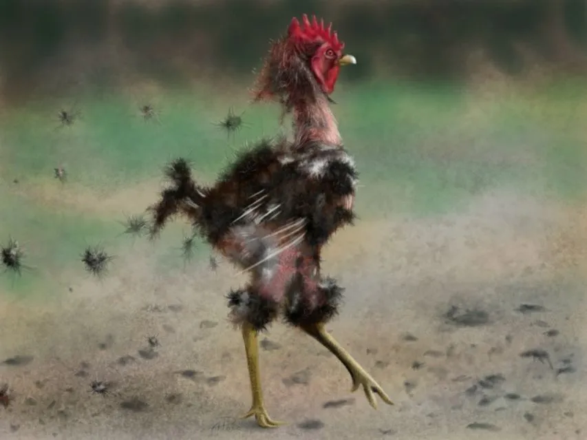 Gallina desplumada by AlexPozo on DeviantArt