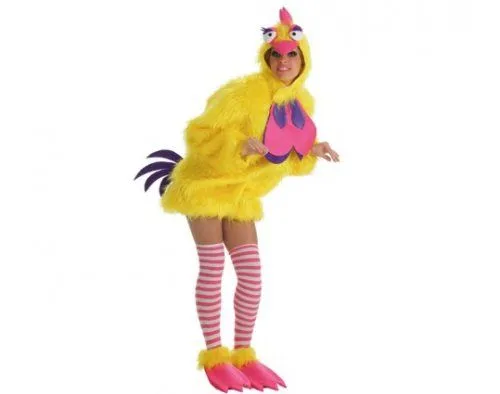 Disfraz de gallina, adulto 30,64 €. tiendadedisfraces.