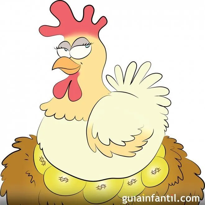 La gallina de los huevos de oro. Fábula sobre la codicia - Fábulas ...