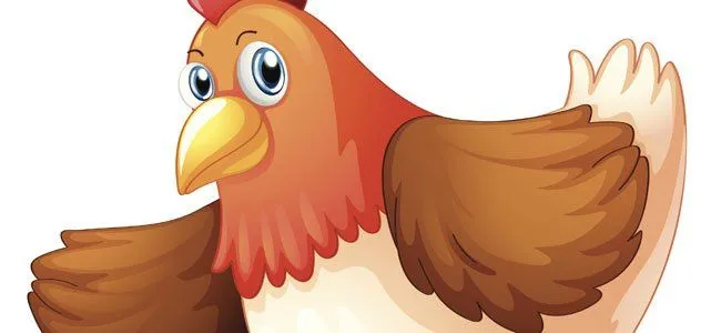 La gallina roja. Cuentos infantiles