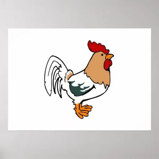 Gallo Del Dibujo Animado Camisetas, Gallo Del Dibujo Animado ...