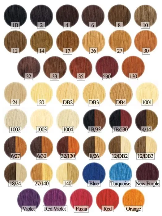 Paleta de colores para el cabello - Imagui