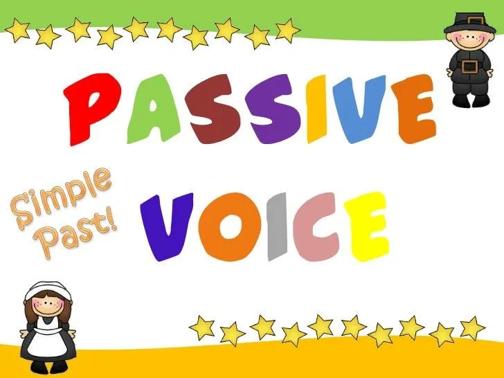 Game Passive Voice Simple Past