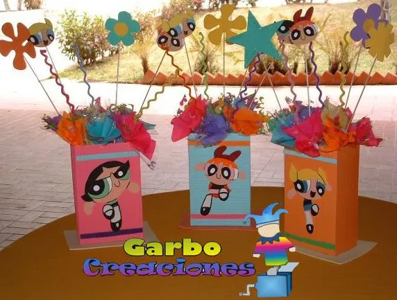 Garbo creaciones: Centros de Mesa Infantiles