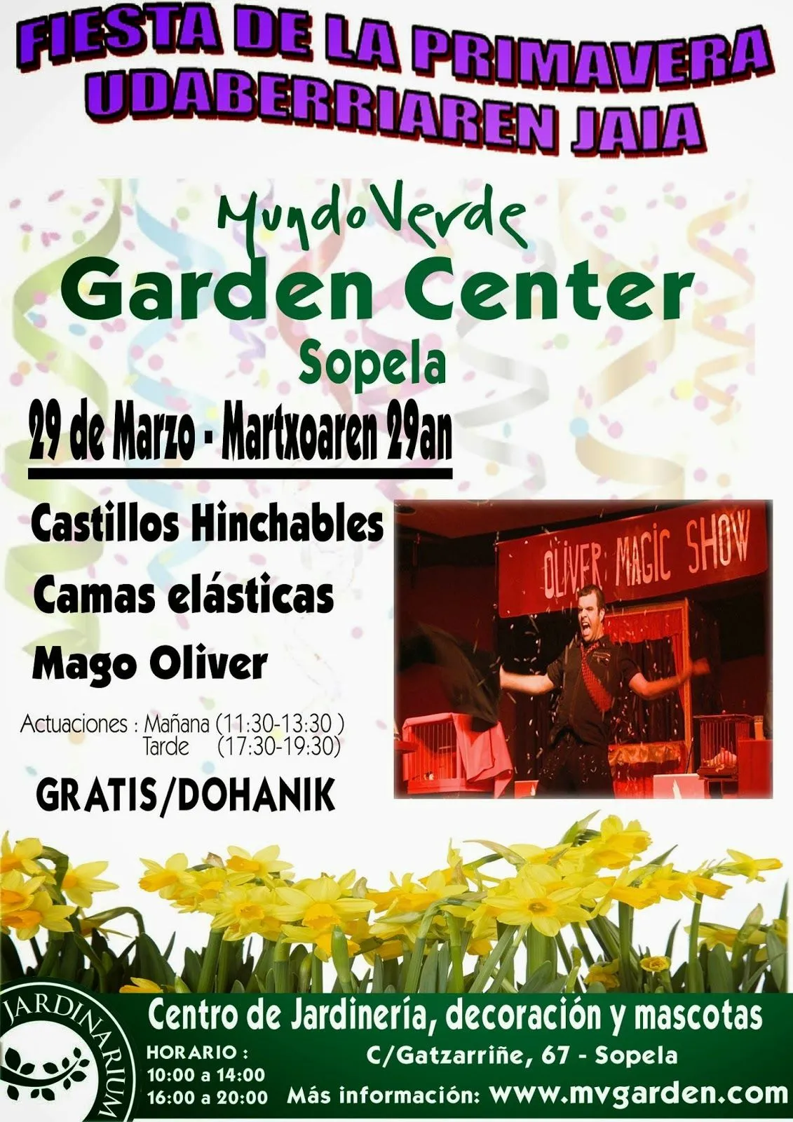 Garden Sopelana, Mundo Verde Jardinarium: Te invitamos a nuestra ...