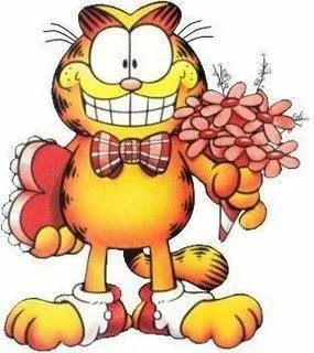 Garfield en san Valentín | Todo enamorados