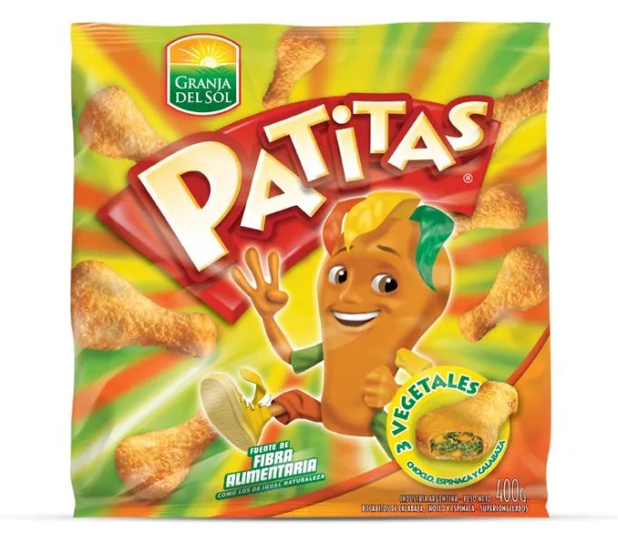 Gastronomía: Nuevas Patitas® 3 Vegetales - Todo en un click