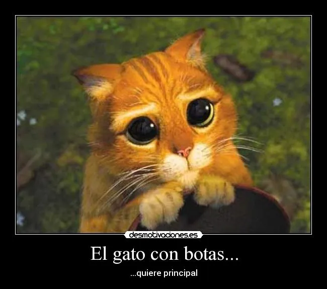 El gato con botas... | Desmotivaciones