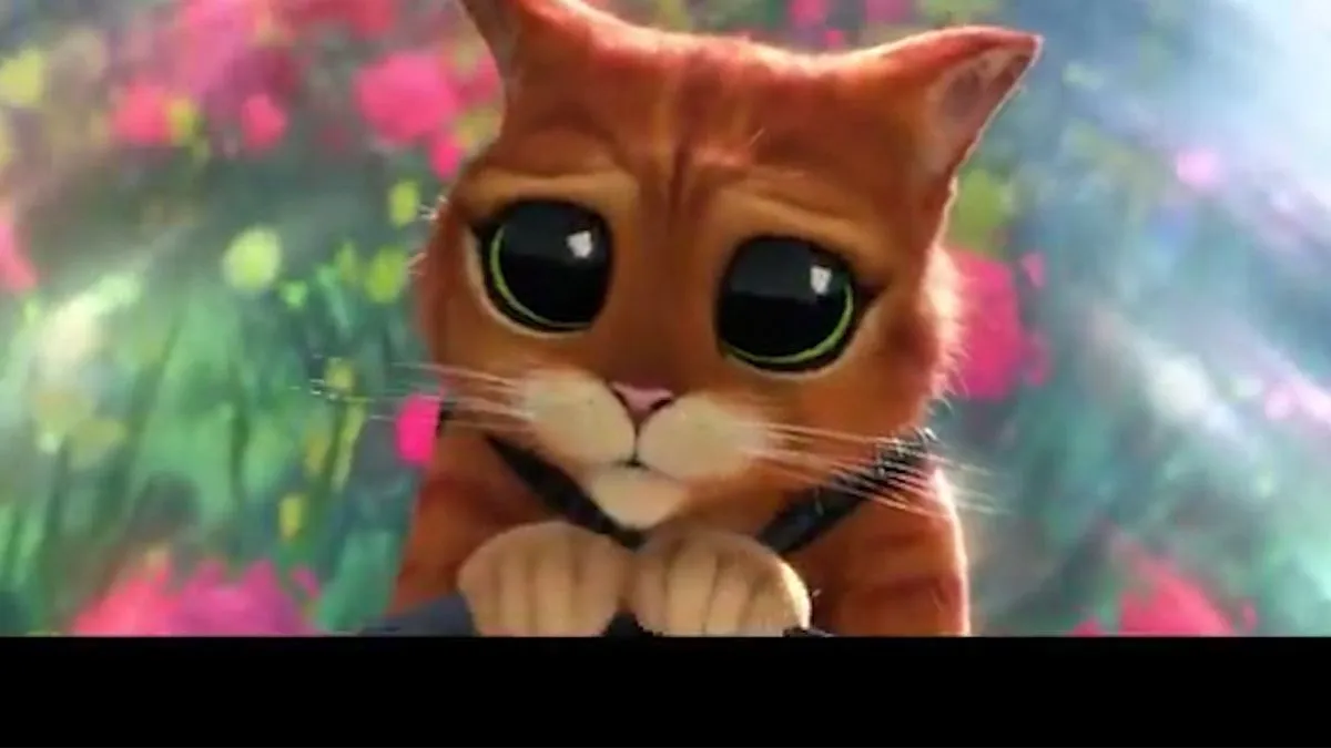 El gato con botas se lanza a un épico viaje para recuperar sus vidas perdidas