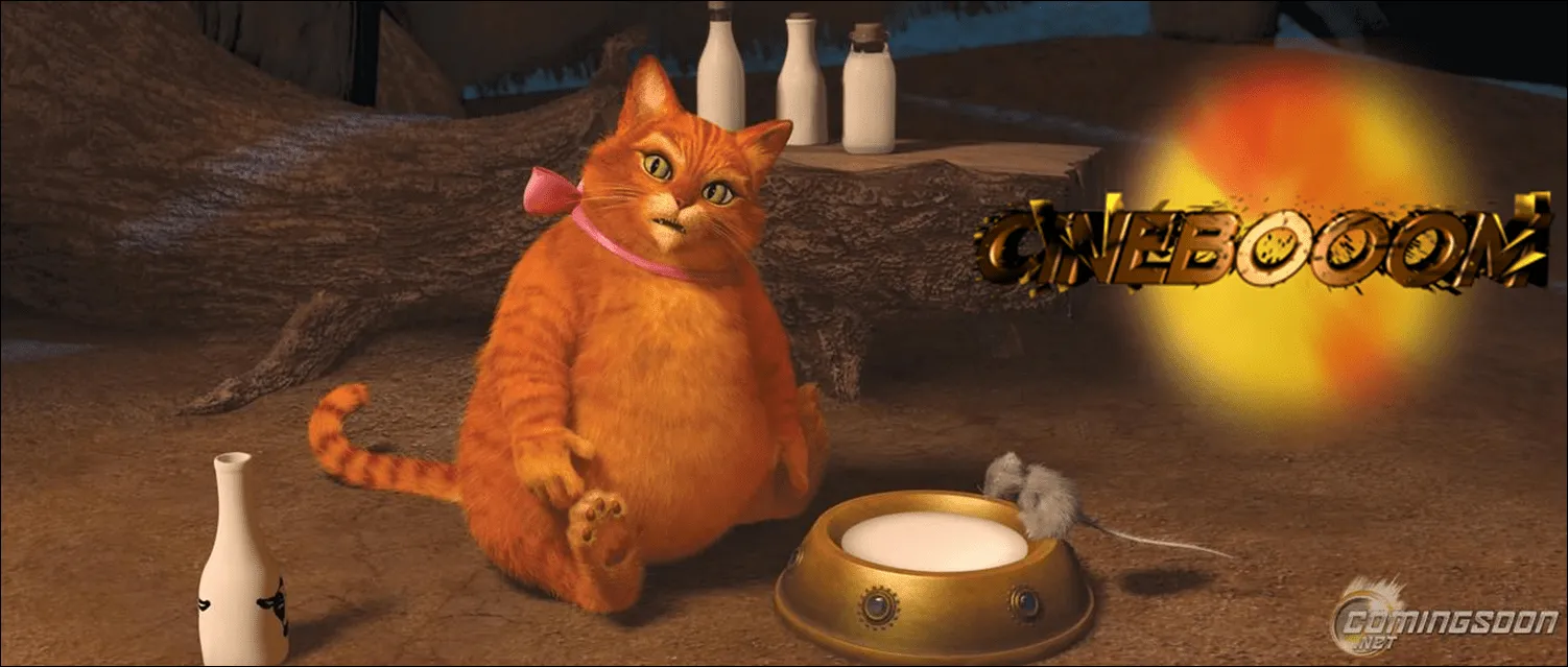 Cine Booom: Nuevo Clip de Shrek 4, Protagonizado Por El Gato Con Botas