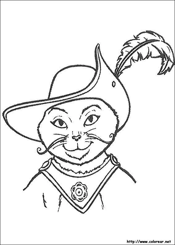 GATO ENSOMBRERADO Colouring Pages