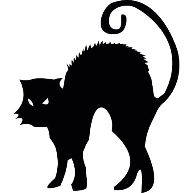 Gato negro de halloween | Descargar Iconos gratis