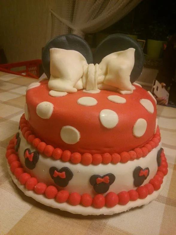 Geburtstag-Kinder » Minnie Maus Torte zum 3. Geburtstag