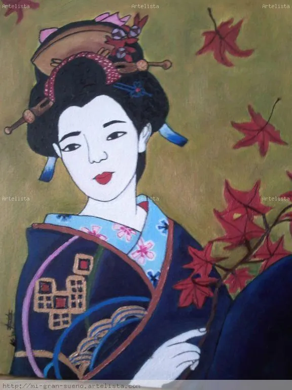 Geisha en paz TAIDA A.L.- Artelista.com