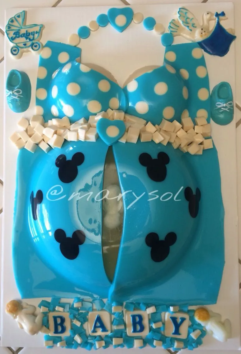 Gelatina de baby shower. | Gelatinas decoradas | Pinterest ...