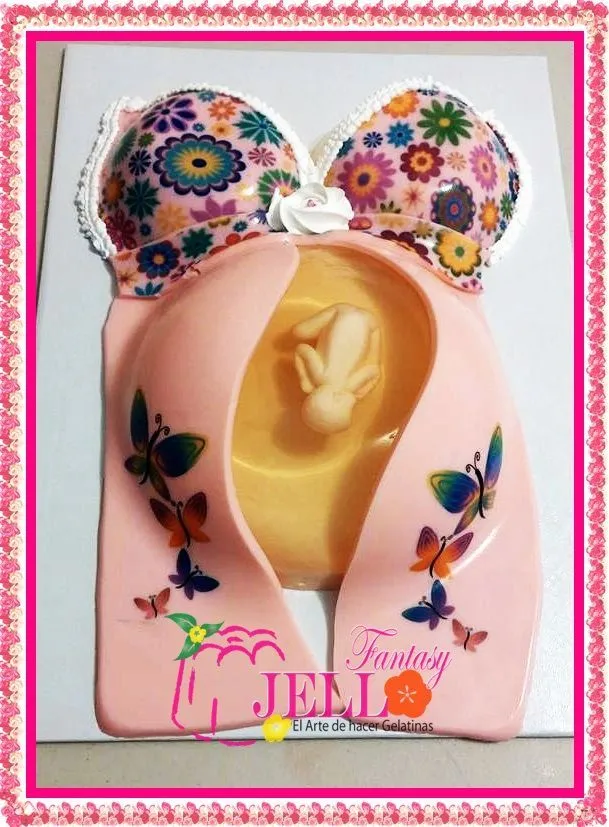 Gelatina de baby shower. | Gelatinas decoradas | Pinterest ...