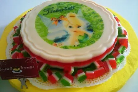 Imagen de gelatina para tortas Tinkerbell - Imagui